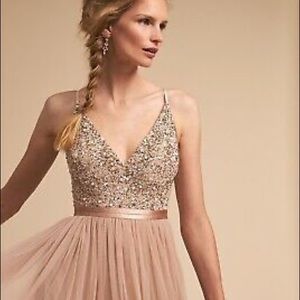 BHLDN Avery Dress in Blush (Size 0)
